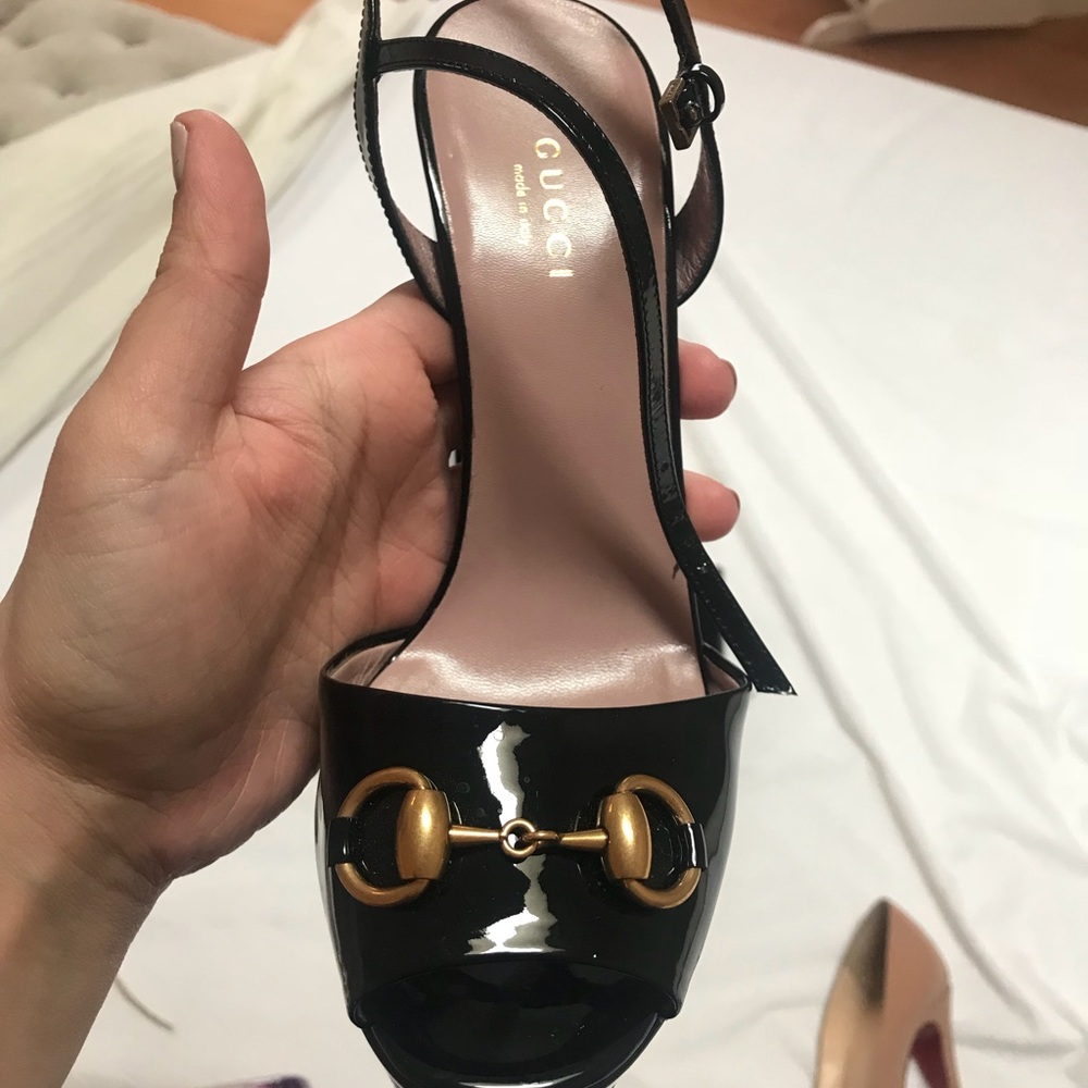 Gucci platform heels